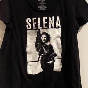 Official Selena Selena Black Graphic T-Shirt SIZE 2X